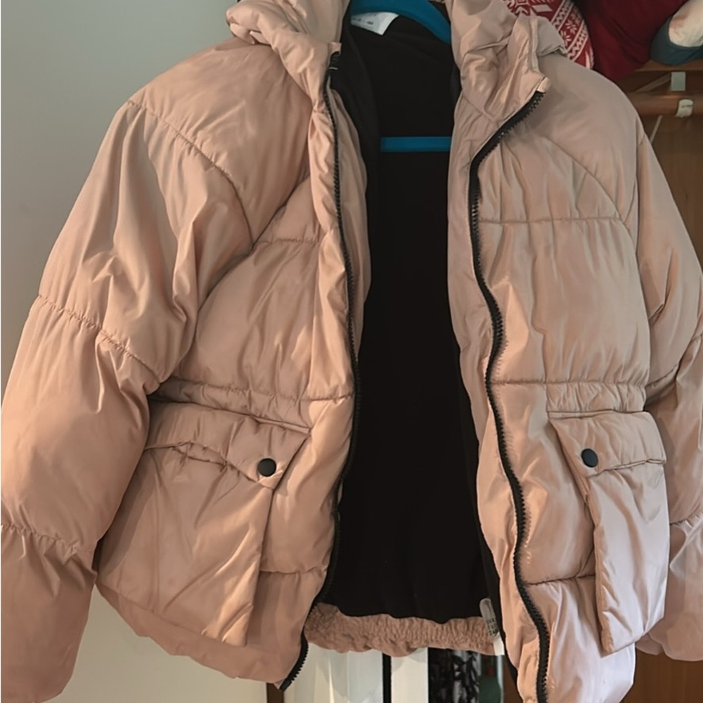 Zara Kids Beige Puffer Coat